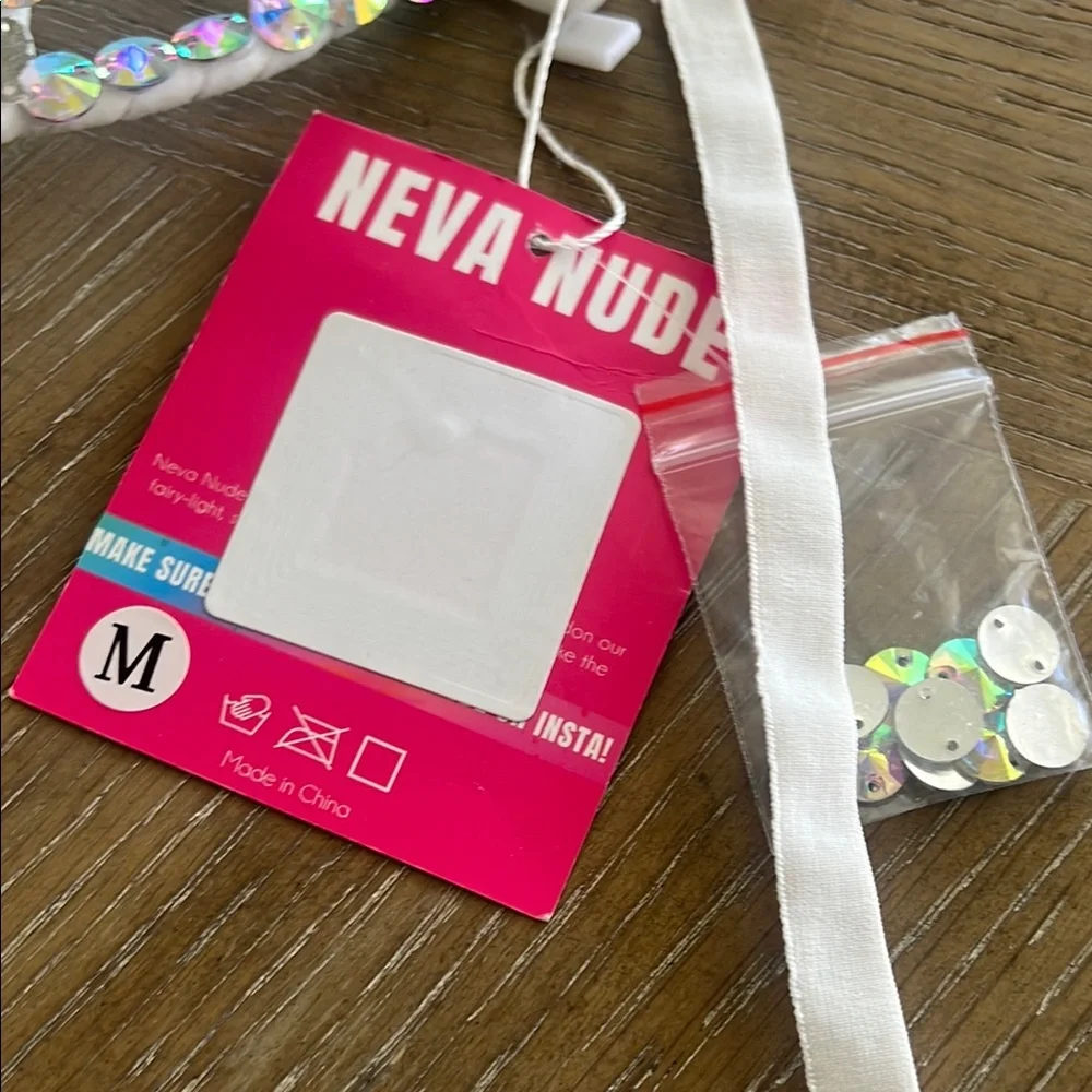 Iridescent Crystal Bra Top - Picture 4 of 5